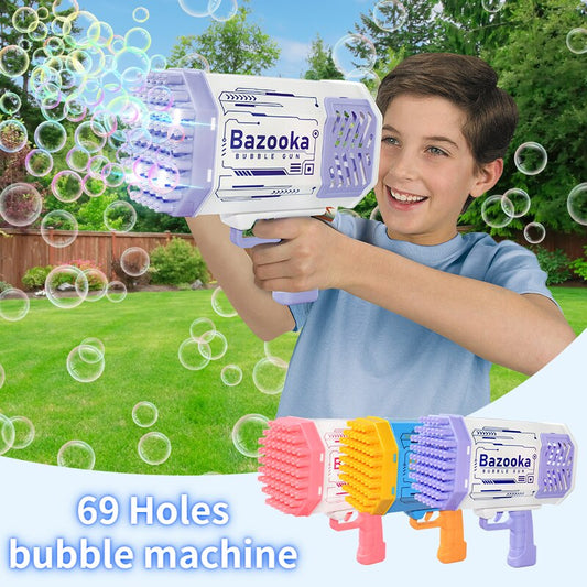 Bazooka Bubble Blaster Xtreme - 69 Holes - Fun For the Whole Family! - Summer, Weddings, Birthdays, All Year Long!