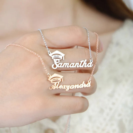 2023 Custom Name Graduation Necklace - Personalized For Your Favorite Graduate!