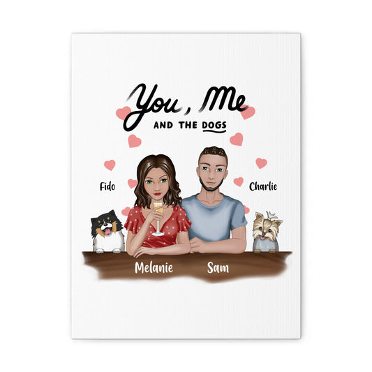 You, Me & the Dog - Classic Canvas