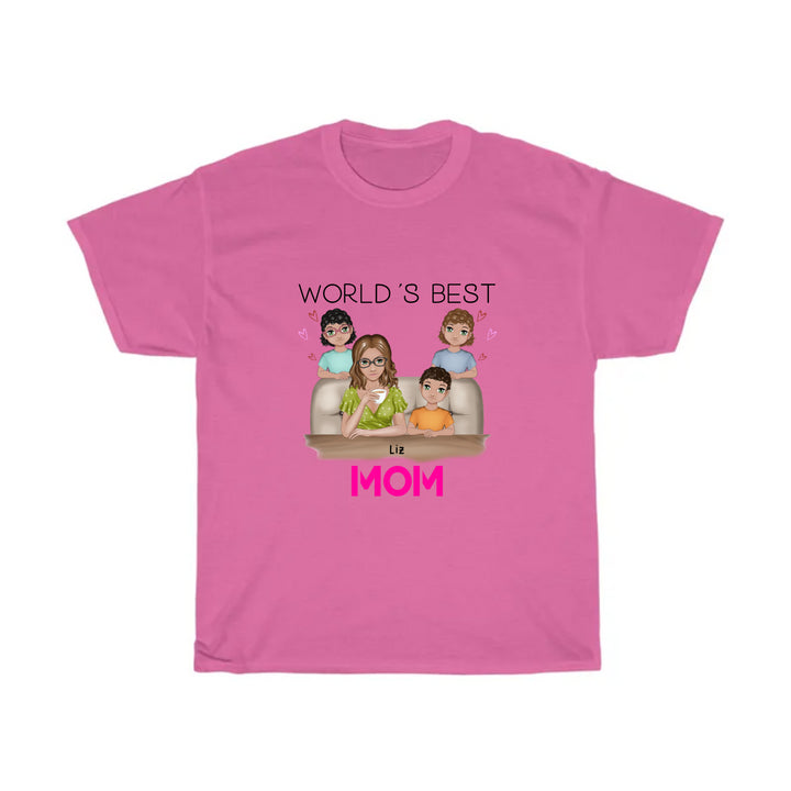 World's Best Mom - Custom Cotton Tee