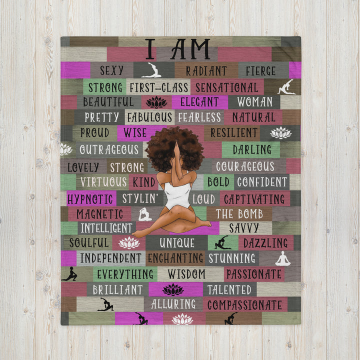 I AM - Custom Throw Blanket